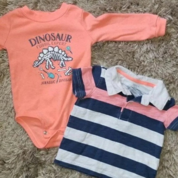 CARTER/'S BOY/'S TODDLER ORANGE POLO SHIRT NEW SIZE 4T